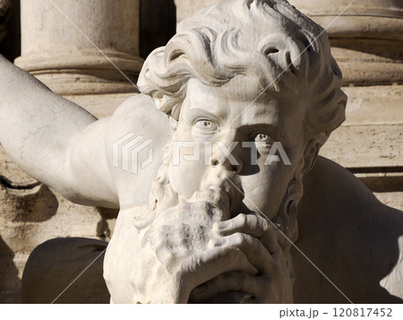 trevi fountain under restoration trevi fountain under restoration 120817452