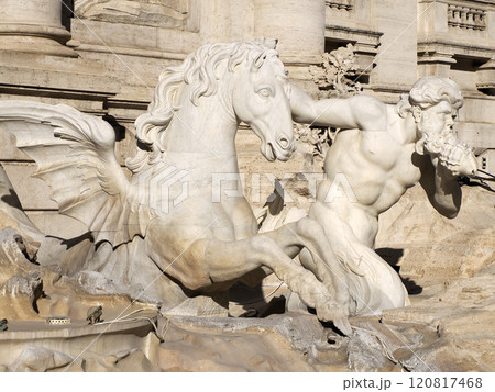 trevi fountain under restoration trevi fountain under restoration 120817468