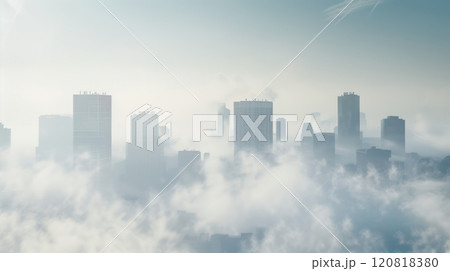 Air Pollution And Smog In Urban Area 120818380