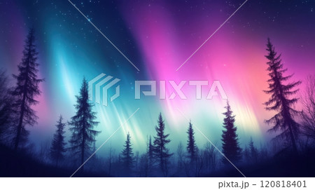 Aurora Borealis Gradient Texture Background 120818401