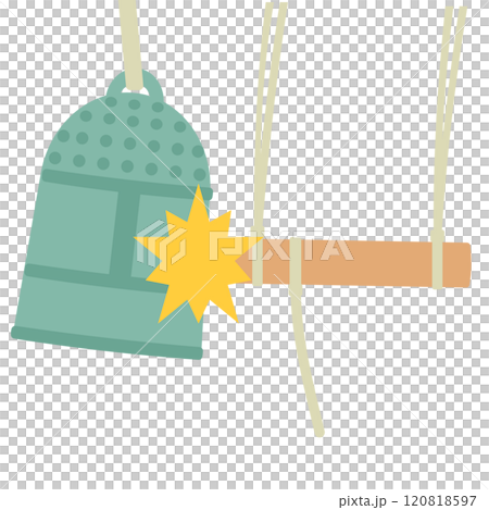 除夜の鐘のイラスト 除夜の鐘のイラスト 120818597