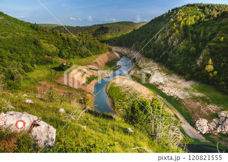 Summer Mountain Landscape with Uvac River Summer Mountain Landscape with Uvac River 120821555