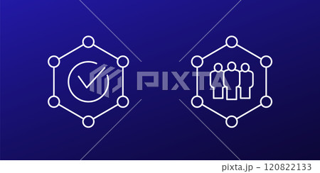 integrity line icons for apps and web 120822133