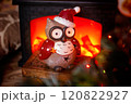 Beautiful festive decorations on the Christmas tree. New Year 2025 120822927