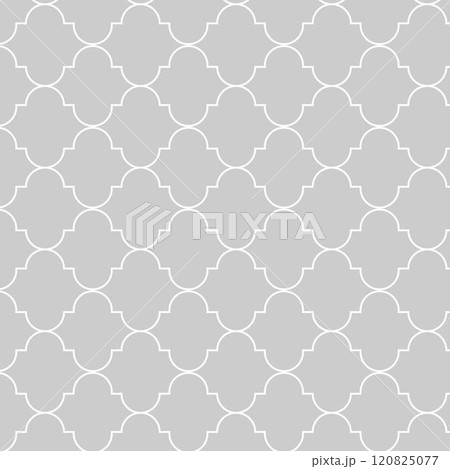 グレーの背景付きシンプルなモロッカンベクターパターン グレーの背景付きシンプルなモロッカンベクターパターン 120825077