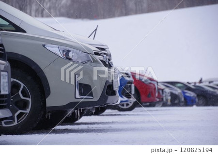 交通イメージ スキー場の駐車場 交通イメージ スキー場の駐車場 120825194