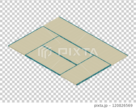 榻榻米 (6 榻榻米) 老榻榻米，等距 120826569