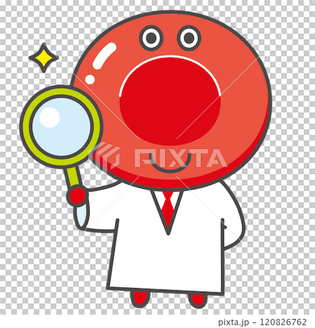 赤血球のキャラクターイラスト 120826762