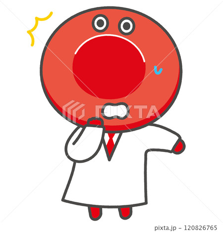 赤血球のキャラクターイラスト 120826765