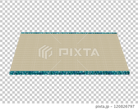 Tatami (one tatami mat) Old tatami mat, oblique view Tatami (one tatami mat) Old tatami mat, oblique view 120826797