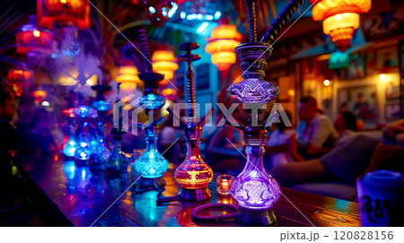 エキゾチックな雰囲気のシーシャバー エキゾチックな雰囲気のシーシャバー 120828156