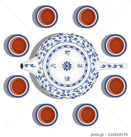 Teapot and Teacup 120828376