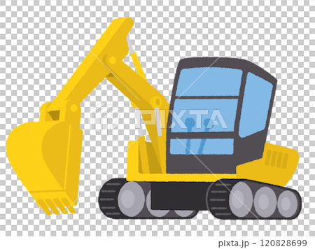 Illustration of excavator car 120828699