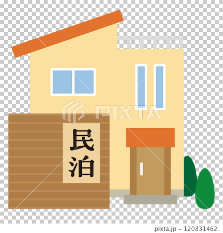 民泊の建物　一軒家 120831462