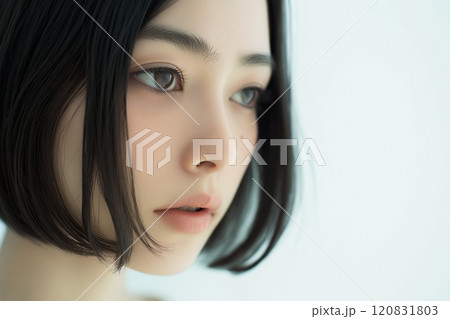 キレイな肌の女性・スキンケア・アンチエイジング「AI生成画像」 120831803