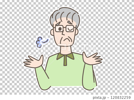 A person sighing 120832259