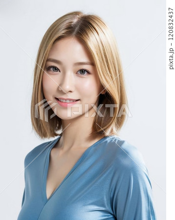 若い女性のポートレート 120832437