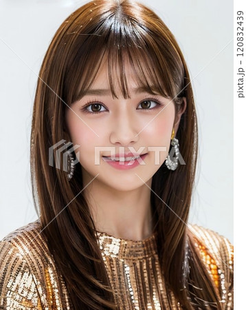 黒いワンピースの女性 120832439