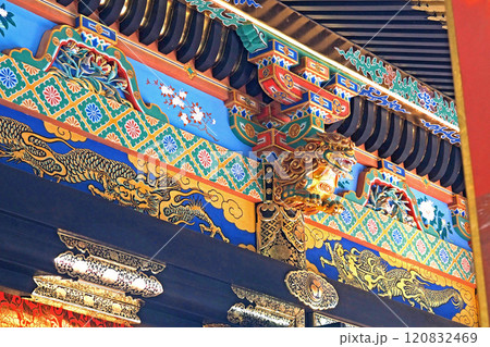 久能山東照宮 御社殿の彫刻【静岡県静岡市】 120832469