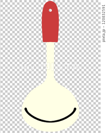 Simple ladle illustration material Simple ladle illustration material 120832591
