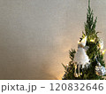 クリスマスツリーと白い天使のオーナメント 120832646