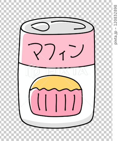 ゆるめシンプル防災用マフィン ベタ塗り ゆるめシンプル防災用マフィン ベタ塗り 120832898