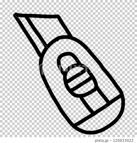 手繪可愛刀具圖示說明 120833022