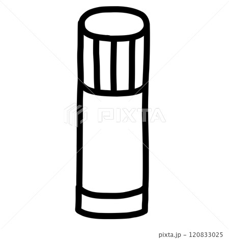 手描きでかわいいスティックのりのアイコンイラスト 手描きでかわいいスティックのりのアイコンイラスト 120833025