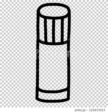 手描きでかわいいスティックのりのアイコンイラスト 手描きでかわいいスティックのりのアイコンイラスト 120833025