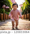 歩く赤ちゃん 120833064