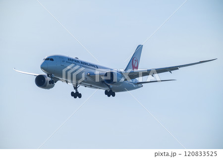 着陸する旅客機 着陸する旅客機 120833525
