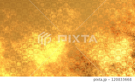 金色の和柄模様・背景 120833668