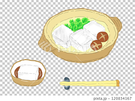 湯豆腐圖 湯豆腐圖 120834167