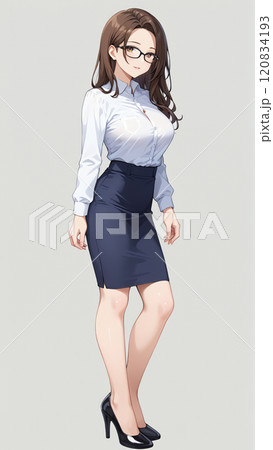 ポーズをとる女性 ポーズをとる女性 120834193