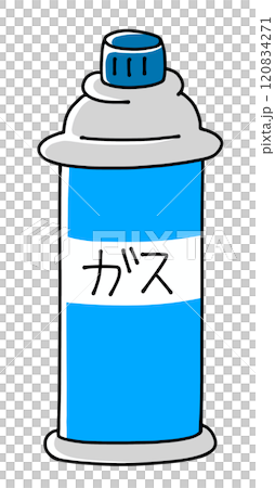 A simple, loose-fitting gas bottle with a solid color A simple, loose-fitting gas bottle with a solid color 120834271
