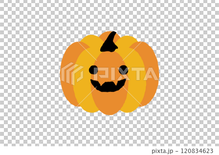 傑克燈籠人物的卡通插圖 120834623