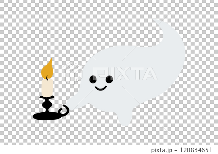 拿著燭台的鬼插畫素材 拿著燭台的鬼插畫素材 120834651