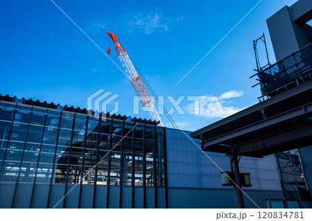 鉄道の高架化工事が進む東京 東村山駅西口 2024.11 a-1 鉄道の高架化工事が進む東京 東村山駅西口 2024.11 a-1 120834781