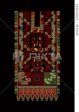 Tatreez ornament template 54 Tatreez ornament template 54 120834942