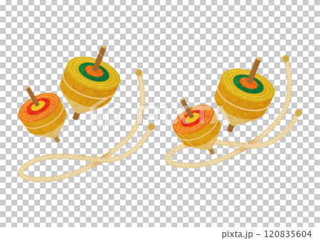新年陀螺插畫 120835604