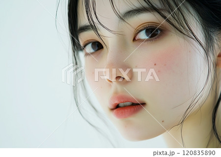 オシャレな髪型の女性・後ろ姿「AI生成画像」 オシャレな髪型の女性・後ろ姿「AI生成画像」 120835890