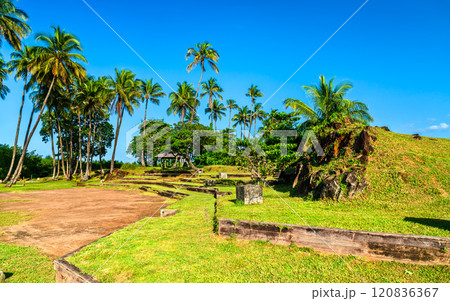 Tropical Park at Buzare Point in Cayenne - French Guiana, South America 120836367