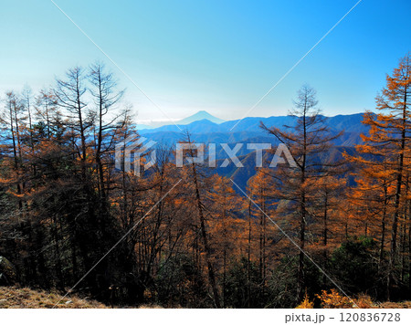 【山の風景】東京都&埼玉県&山梨県・雲取山登山・富士山の眺望 【山の風景】東京都&埼玉県&山梨県・雲取山登山・富士山の眺望 120836728