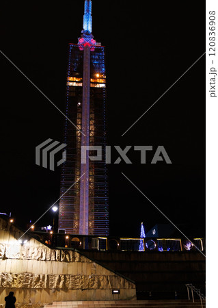 11月夜の福岡タワー周辺 11月夜の福岡タワー周辺 120836908