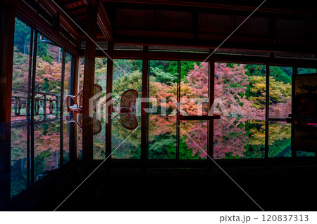 環境芸術の森の風遊山荘の紅葉の風景(唐津市) 環境芸術の森の風遊山荘の紅葉の風景(唐津市) 120837313