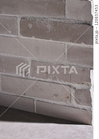 Various objects and vintage brick background with shadows of sunlight coming through the window. Various objects and vintage brick background with shadows of sunlight coming through the window. 120837453