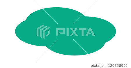 Sticky label cloudy shape designのイラスト素材 [120838993] - PIXTA