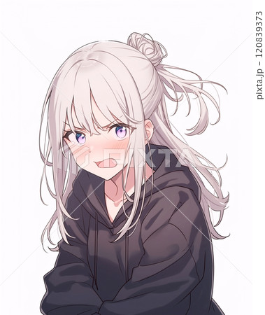 パーカー姿の女の子イラスト「AI生成画像」 パーカー姿の女の子イラスト「AI生成画像」 120839373