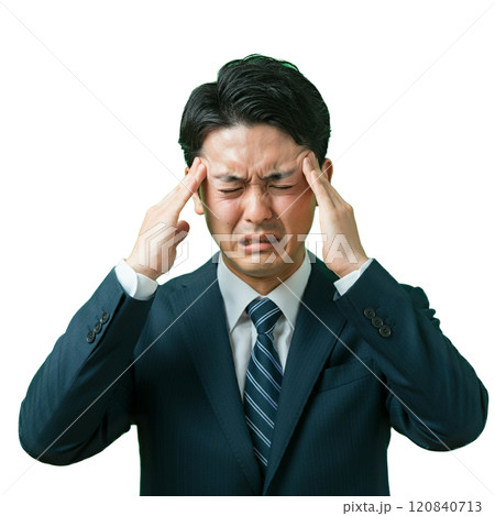 苦悩するビジネスマン 苦悩するビジネスマン 120840713