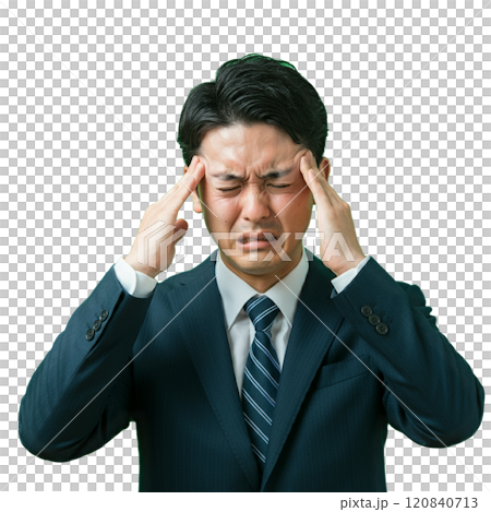 苦悩するビジネスマン 苦悩するビジネスマン 120840713